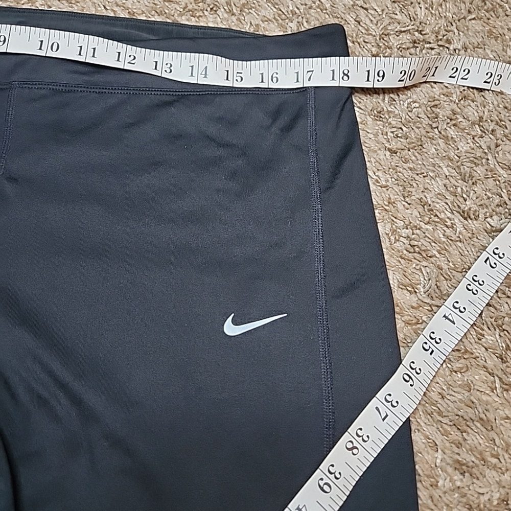 Nike Dri-Fit Power Essential Running Crop Leggings Women’s 1X Black - Picture 5 of 8